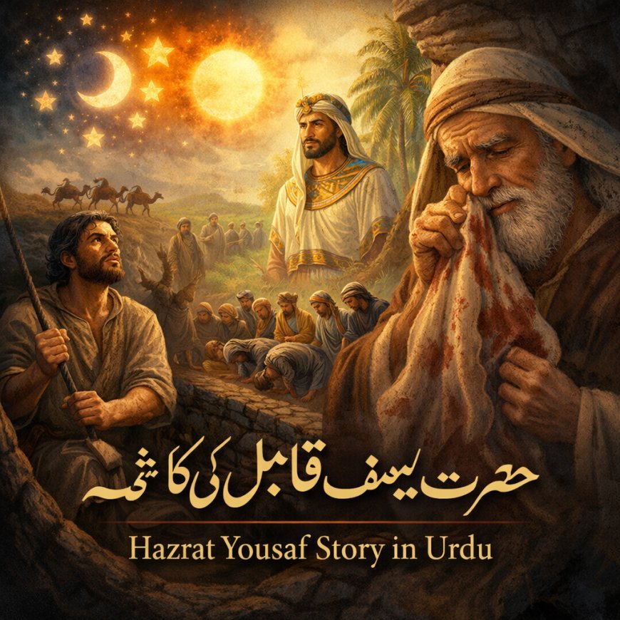 حضرت یوسف علیہ السلام کی کہانی | Hazrat Yousaf Story in Urdu - Moral Stories