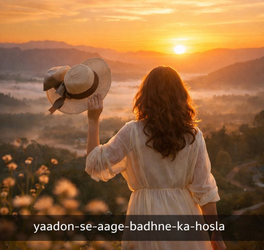 یادوں سے آگے بڑھنے کا حوصلہ