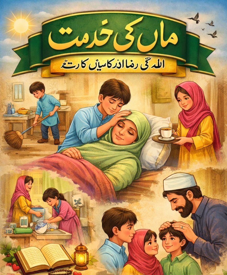 ماں کی خدمت — اللہ کی رضا اور کامیابی کا راستہ