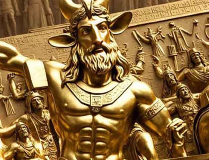 بولنے والا سونے کا بت