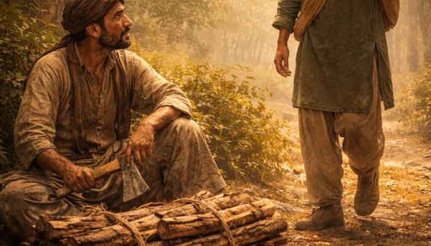 غریب لکڑہارا اور جنگل کی کہانی | The Poor Woodcutter and the Forest Story