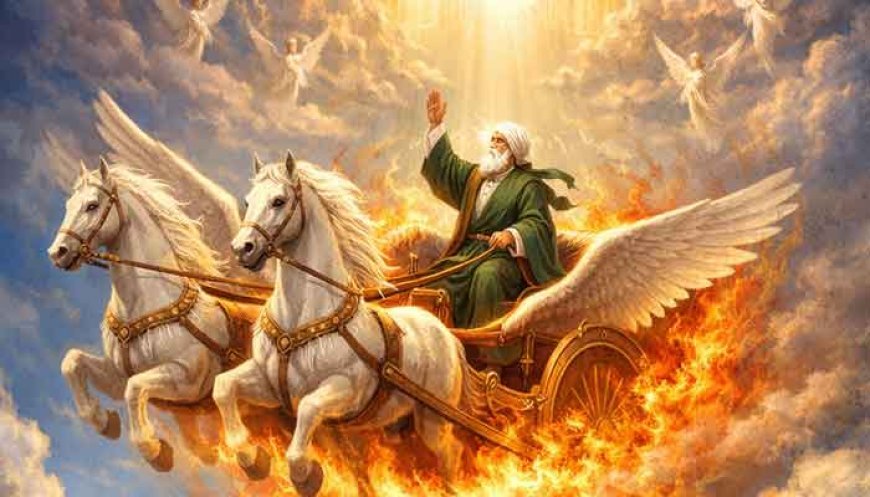 حضرت الیاسؑ کو زندہ آسمان پر کیوں اٹھایا گیا؟ حیران کن حقائق اور روحانی راز