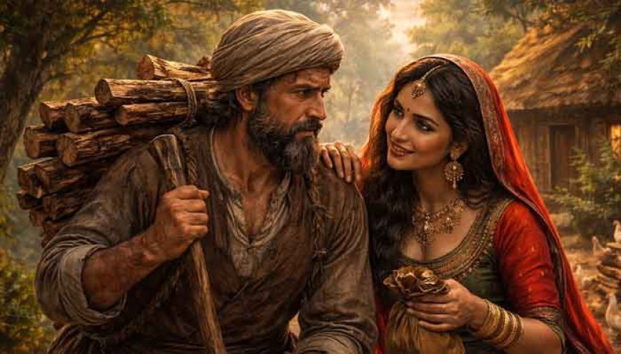 لکڑہارا اور ایک مکّار عورت کی انوکھی کہانی – دلچسپ اردو افسانہ