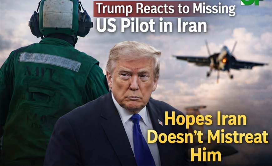 Donald Trump responded to reports about the downed US aircraft in Iran and the missing pilot