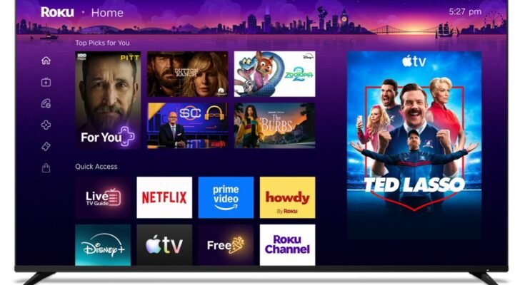 Roku OS کی ہوم اسکرین میں اب ایک بڑا، مستقل اشتہار ہے۔