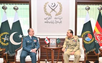 لبنانی فوج کے سربراہ فیلڈ مارشل منیر نے علاقائی سلامتی کے ماحول پر تبادلہ خیال کیا۔