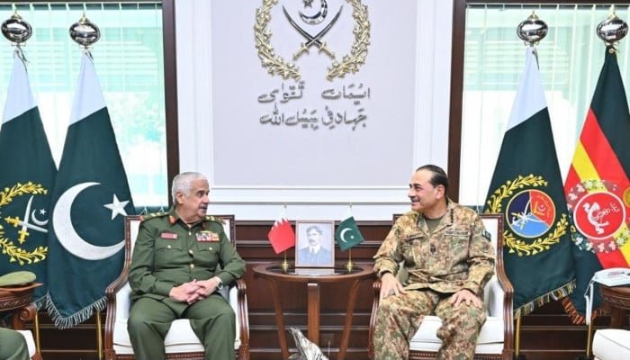 بحرینی کمانڈر نے علاقائی امن کے لیے پاکستان کی مسلح افواج کے کردار کو سراہا۔
