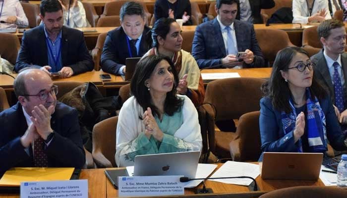 پاکستان نے گندھارا ہیریٹیج کو اجاگر کیا، یونیسکو میں شاہراہ ریشم کی روح کو بحال کرنے کا مطالبہ کیا۔