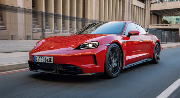 مقامی NACS بندرگاہیں، MY27 Porsche Taycan کے لیے انفوٹینمنٹ اپ گریڈ